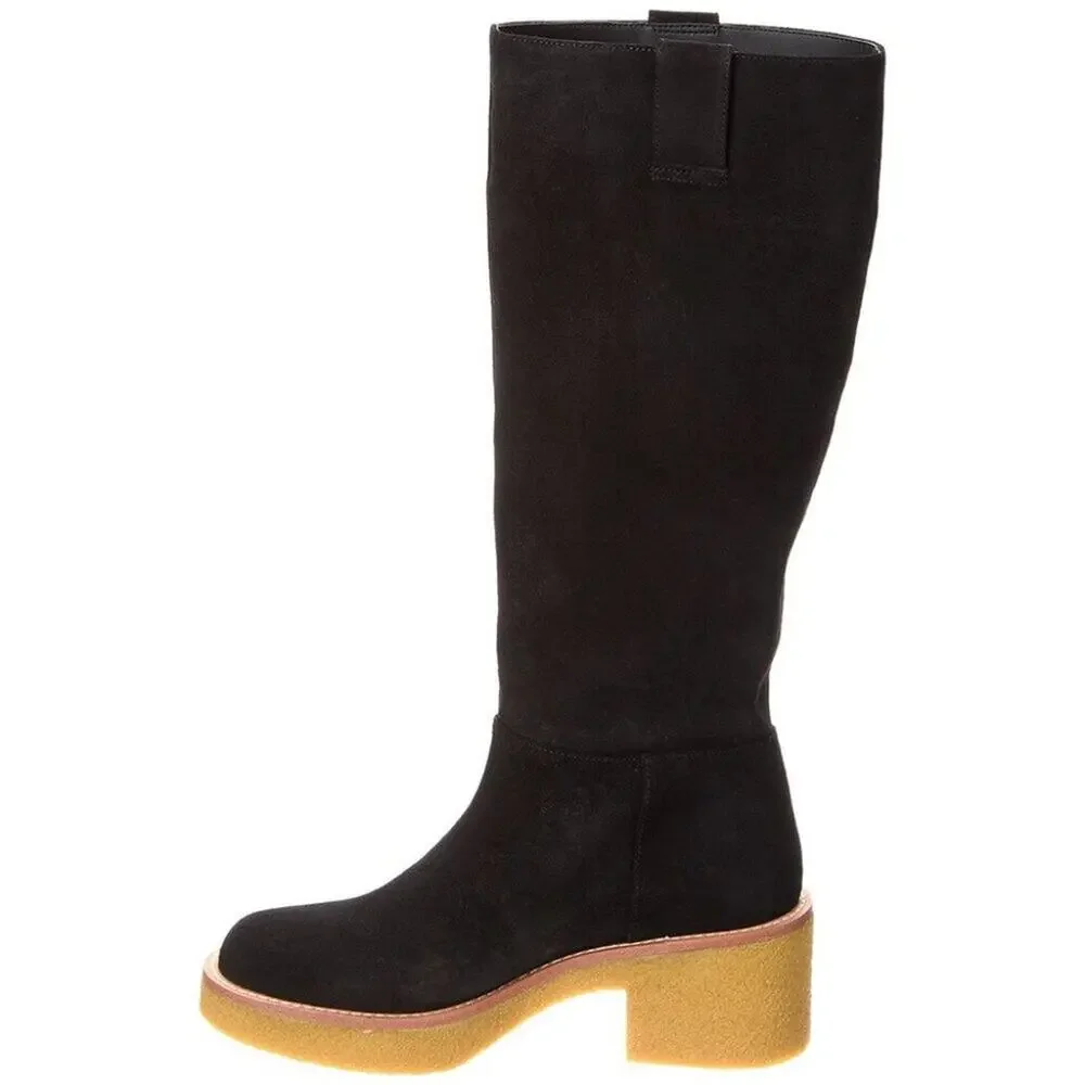 Stuart Weitzman Montana Slouch Suede Knee Boots Size 10 New